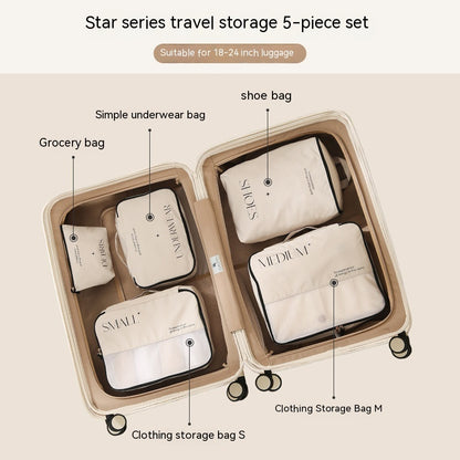 Labeled Travel Storage Organizers