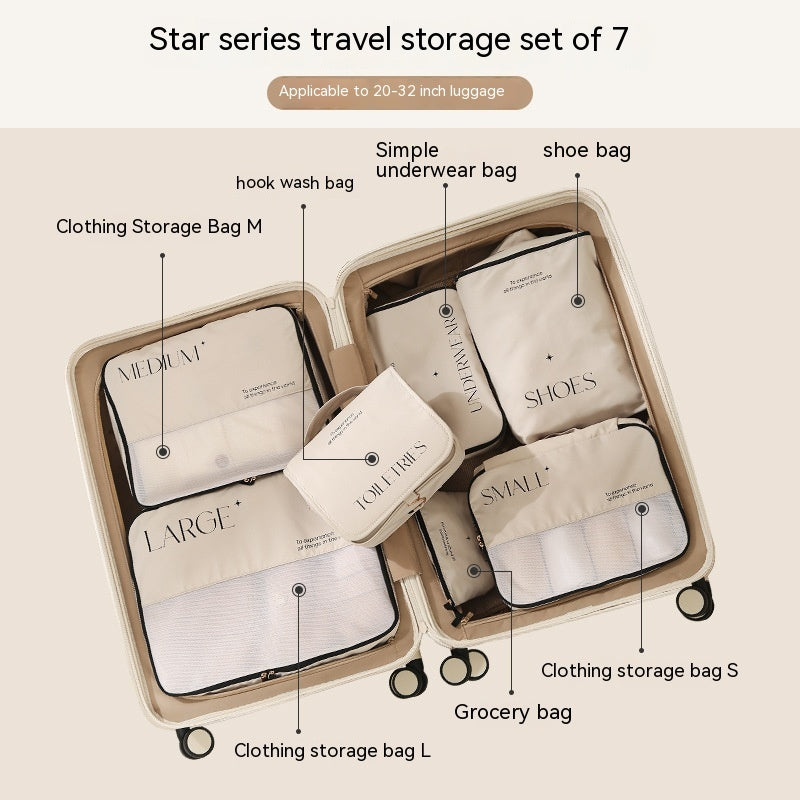 Labeled Travel Storage Organizers