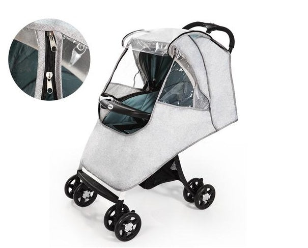 Universal Stroller with Built-In Cozy and Rainproof Cover