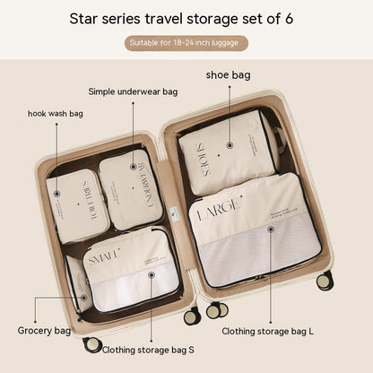 Labeled Travel Storage Organizers