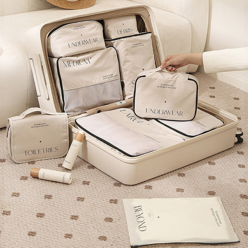 Labeled Travel Storage Organizers